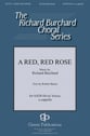 A Red Red Rose SSAATTBB choral sheet music cover